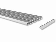 Gardinenschiene Aluminium 3- und 4-läufig Modell Slimline weiss 320 cm